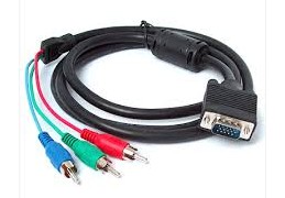Cable VGA 3RCA   
